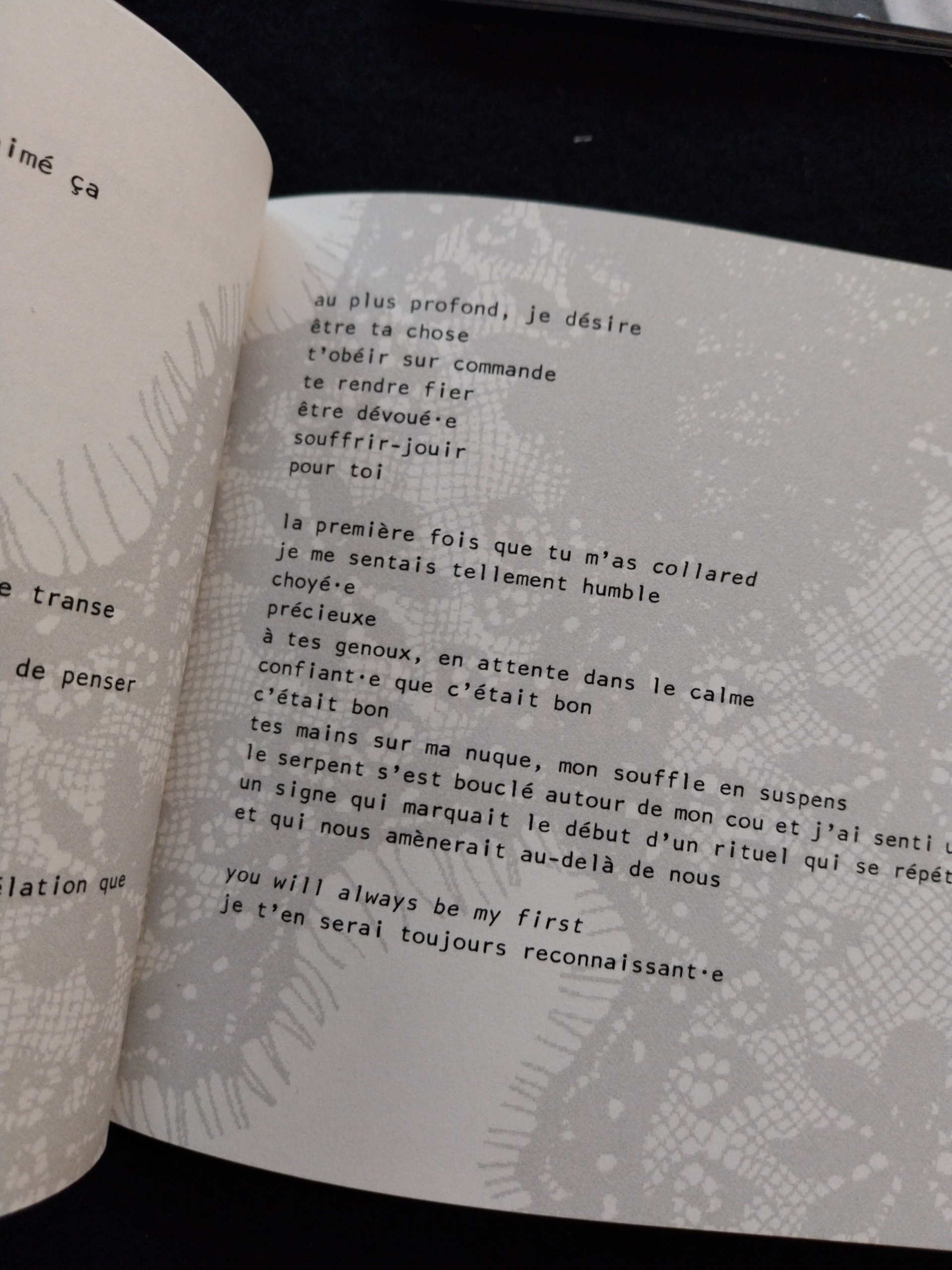 table zine pillion 18